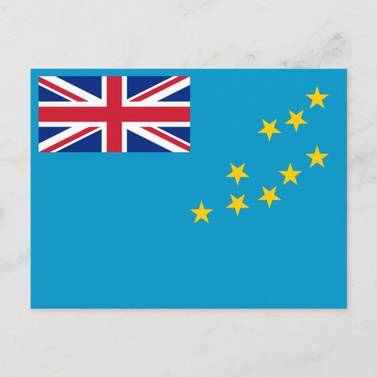 Tutaxan Flag, vlag van Tuvalu Briefkaart (Voorkant)