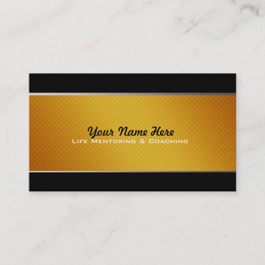 Tutelle et cartes de visite d'entraînement (Devant)