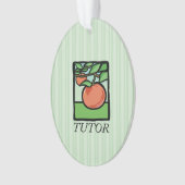 Tuteur, Merci enseignant, Pomme (devant)