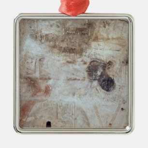 Tuthmosis III die aanzet tot de god, Metalen Ornament