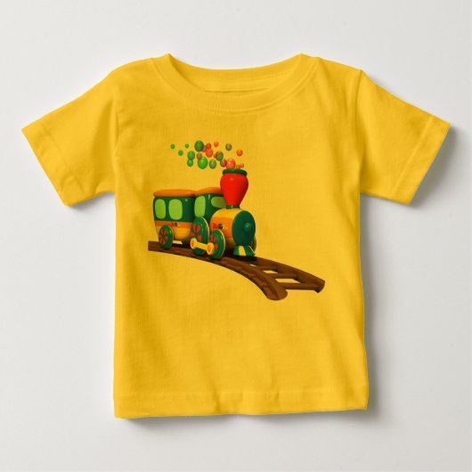 TuTiTu Train baby T-Shirt (Voorkant)