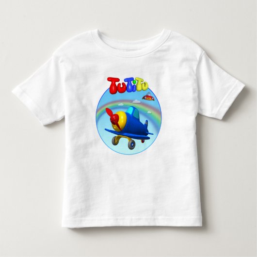TuTiTu-vliegtuig Toddler T-Shirt (Voorkant)