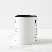 Tutor Definitie, Tutor Gift, Mok (Midden)