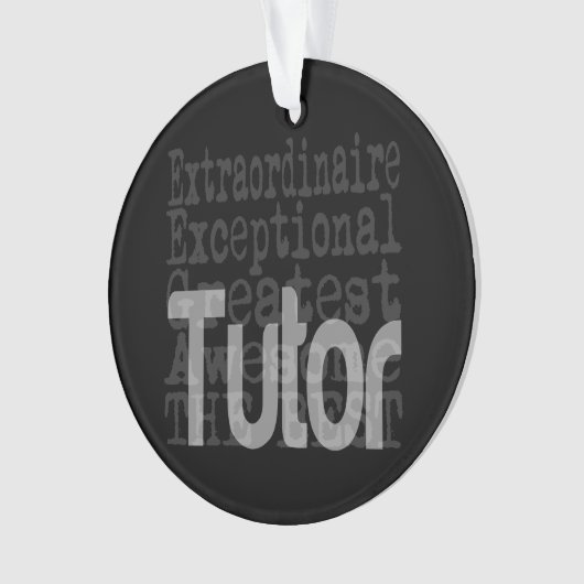 Tutor Extraordinaire Ornament (voorkant)