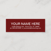 TUTOR mod squares Mini Visitekaartje (Achterkant)