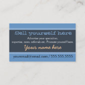 Tutor.Tutoring.Teacher.Learning Specialist Visitekaartje (Achterkant)