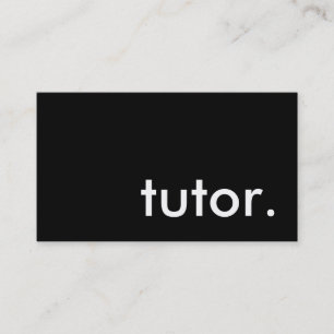 tutor. visitekaartje