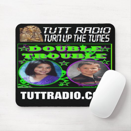 Tutt Radio Double Trouble's Mousepad Muismat (Met muis)
