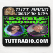 Tutt Radio Double Trouble's Mousepad Muismat (Voorkant)