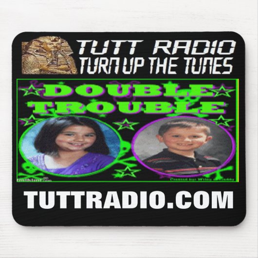 Tutt Radio Double Trouble's Mousepad Muismat (Voorkant)