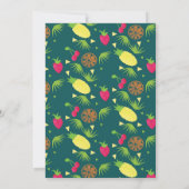 Tutti Fruitti Tropical Invitation Double Motif (Dos)