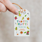 Tutti Fruitti Verjaardag Custom Schattigee vruchte Cadeaulabel