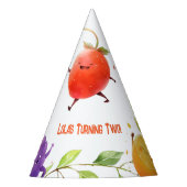 Tutti Fruity 2e verjaardag Feesthoedjes (Voorkant)