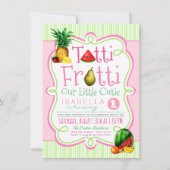 Tutti Frutti Anniversaire Fête Invitation (Devant)
