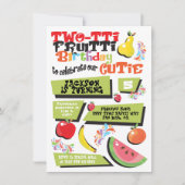 Tutti Frutti Anniversaire Fête Invitation (Devant)