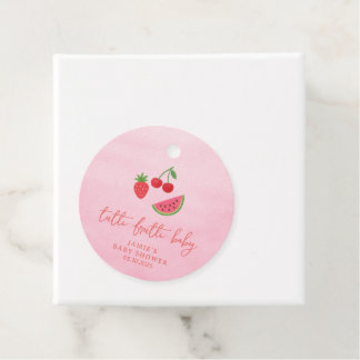 Tutti Frutti Baby Shower  Bedankjes Labels