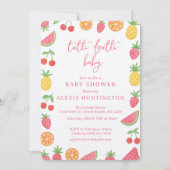 Tutti Frutti Baby Shower Invitation Kaart (Voorkant)