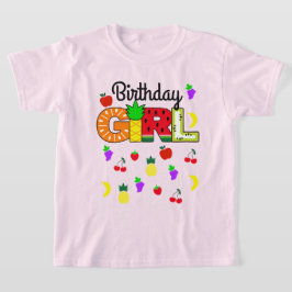 Tutti frutti Birthday Girl T-shirt