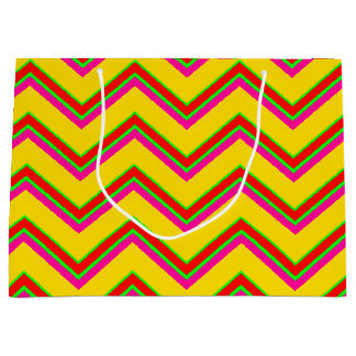 Tutti-Frutti Chevron 1-GIFT BAG L Large Cadeautasje