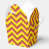 Tutti-Frutti Chevron 1-PARTIJ FAVOR BOXES Bedankdoosjes (Geopend)