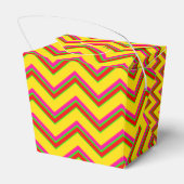 Tutti-Frutti Chevron 1-PARTIJ FAVOR BOXES Bedankdoosjes (Achterkant)