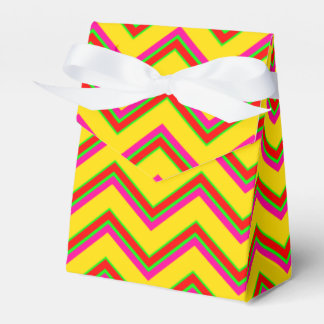 Tutti-Frutti Chevron 1 PARTIJ FAVOR BOXES, tent Bedankdoosjes