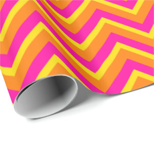Tutti Frutti Chevron 21-Gift Wrapping Paper Cadeaupapier