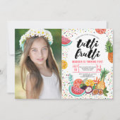 Tutti Frutti | Fête d'anniversaire | Invitation ph (Devant)
