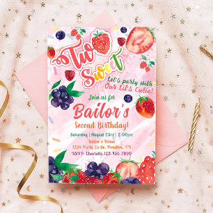 Tutti Frutti   Fruit Party Anniversaire Invitation