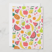 Tutti Frutti | Fruit Party Anniversaire Invitation (Dos)