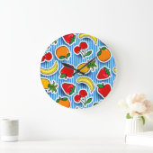 Tutti frutti, horloge murale (Maison)