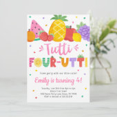 Tutti Frutti Invitation à quatre-utti 4e anniversa (Debout devant)