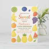 Tutti Frutti Invitation d'anniversaire (Debout devant)