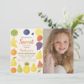 Tutti Frutti Invitation d'anniversaire (Debout devant)