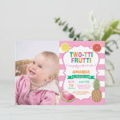 Tutti Frutti Invitation fête d'anniversaire 2e Ann (Debout devant)