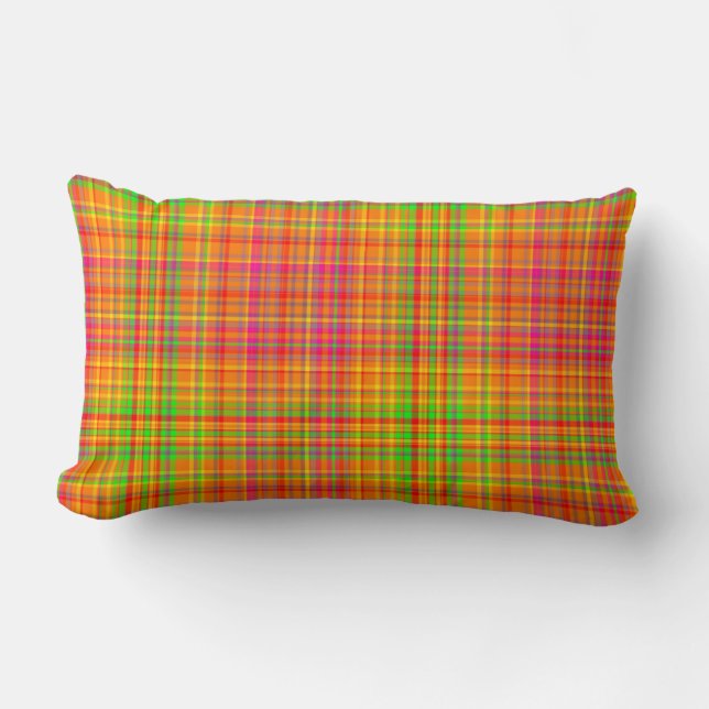 Tutti Frutti PLAID 18-Lumbar Sierkussen Kussen (Voorkant)