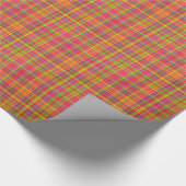 Tutti Frutti PLAID 3-GIFT WRAPPINGPAPIER Cadeaupapier (Hoek)