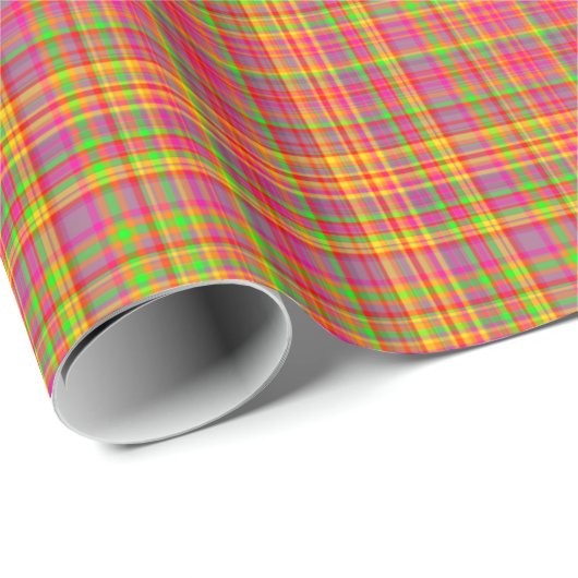 Tutti Frutti PLAID 3-GIFT WRAPPINGPAPIER Cadeaupapier (Rol Hoek)