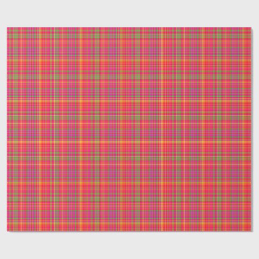 Tutti Frutti PLAID 5-GIFT WRAPPINGPAPIER Cadeaupapier (Vlak)