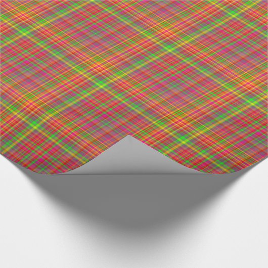 Tutti Frutti PLAID 8-GIFT WRAPPINGPAPIER Cadeaupapier (Hoek)