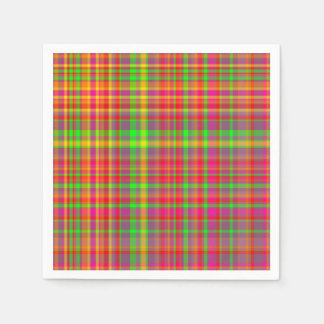 Tutti Frutti PLAID 8-PAPIERPARTIJ NAPKINS Servetten