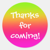 Tutti Frutti Ronde Sticker (Voorkant)