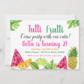 Tutti Frutti - Vruchtendag Kaart (Voorkant)