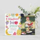 Tuttifrutti 2e Invitation d'anniversaire (Debout devant)