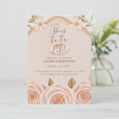 Tutu Ballet Dance Girls Second Birthday Invitation (Debout devant)