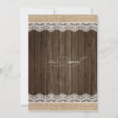 Tutu Cute Baby shower Invitation Kaart (Achterkant)