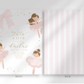 Tutu Cute Ballerina Invitation Anniversaire