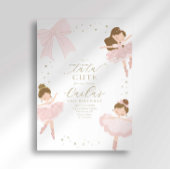 Tutu Cute Ballerina Invitation Anniversaire