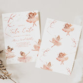 Tutu Cute Ballerina Invitation Anniversaire