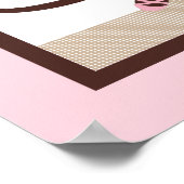 Tutu Cute/Ballerina Monkey Girl Poster Mur Art (Coin)